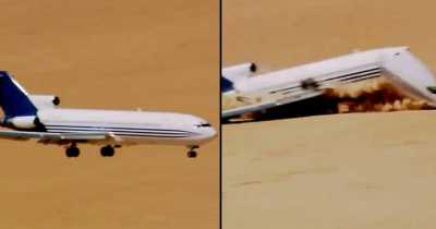 Plane Crashed On Purpose To Check Which Seats Have Best Chances of Survival