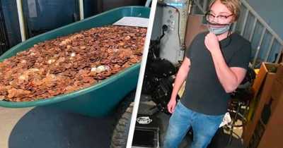 Man Furious After Company Paid Him His Last Cheque In Grease-Covered Pennies