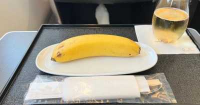 Japan Airlines Serves Single Banana As Vegan Meal For Business Class Passenger