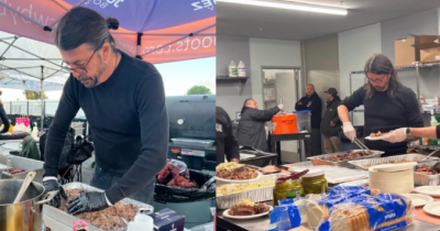 Dave Grohl Spent 16 Hours Cooking Food For Homeless People Of Los Angeles