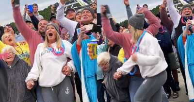 Grandma Faceplants On Pavement In Gender Reveal Gone Horribly Wrong