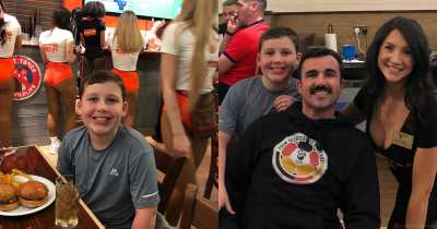 Dad Takes 9-Year-Old Son To Hooters As 'Reward' For Good School Report