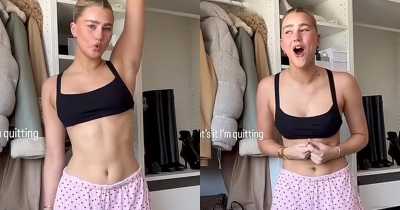 Excruciating Moment Influencer Slices Her Finger In A Ceiling Fan While Filming