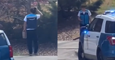 Amazon Delivery Driver Strolls Into Armed Police Stand-Off To Make Delivery