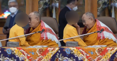 Dalai Lama Kisses Young Boy On The Lips And Asks Him To 'Suck' His Tongue