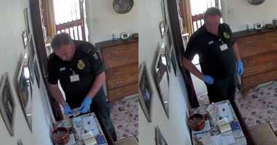 Shameless Paramedic Filmed Stealing From Woman Just Minutes After She Died