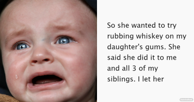 Furious Dad Bans Mother In Law From Seeing Baby After She Gave Whiskey To Six-Month-Old Daughter