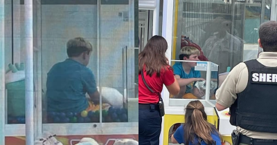 Boy Gets Stuck In Claw Machine At Carowinds Amusement Park