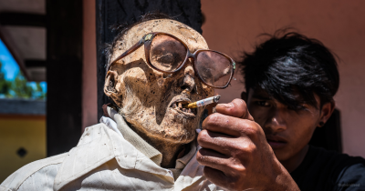 Villagers Dig Up Dead Relatives And Dress Them In Bizarre Ancient Ritual