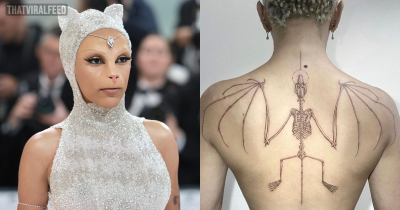 Doja Cat Sparks Illuminati Rumours After Debuting Dramatic New Back Tattoo