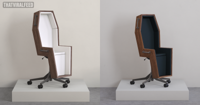 These Coffin Office Chairs Perfectly Reflect Your Dead-End Job