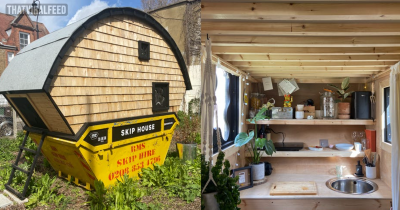 28-Year-Old Pays $62 A Month To Live In A Dumpster He Built For $5,000
