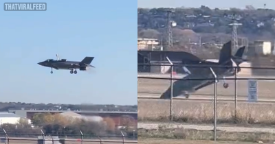 Pilot Ejects From $100 Million Fighter Jet As It Spirals Out Of Control And Nosedives Onto Tarmac