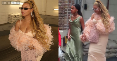 Beyonce And Jay-Z&rsquo;s Rarely-Seen Daughter Blue Ivy, 11, Looks Unrecognizable In Glamorous Silk Gown At Grandma&rsquo;s Wedding