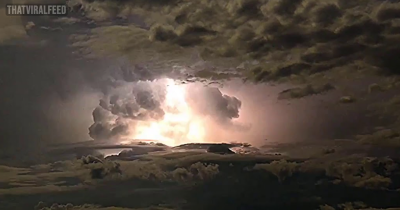 Footage Shows Massive Lightning Storm Over Australia