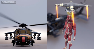 Horrifying Simulation Shows What Would Happen If You Fell Into The Blades Of A Helicopter