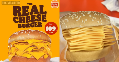 Burger King Introduces New 'Real Cheeseburger' That Just Has 20 Slices Of Cheese And No Meat