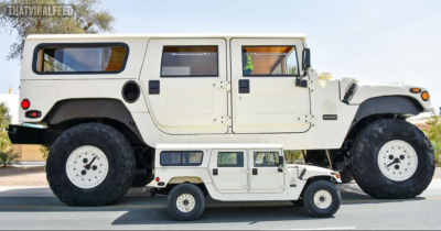 Rainbow Sheikh's Giant Hummer H1 "X3" Is Three Times Bigger Than A Regular Hummer H1