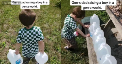 Dad Forces 4-Year-Old To Carry Water Jugs As Punishment Because &lsquo;You Spank Your Kid, You Will Go To Jail&rsquo;
