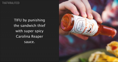 Man Punishes Sandwich Thief with Carolina Reapers, Turns Out To Be 9yo Boy