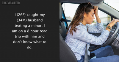 Woman Freaks Out After Seeing Partner Texting Minor