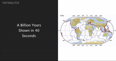 What The World Was Like: A Billion Years Shown In 40 Seconds