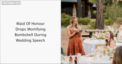 Maid of Honour Drops Mortifying Bombshell During Wedding Speech