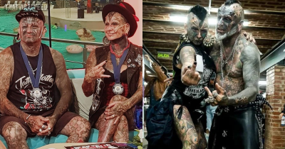 Couple With 91 Piercings And Tattoos Say People Think They're From HELL