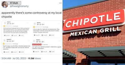 Florida Chipotle Goes Viral After Yelp Reviews Warn Of Husband-Seducing Female Worker