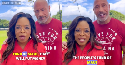 Oprah Winfrey And Dwayne Johnson Face Backlash After Asking Fans To Donate To Maui Fires