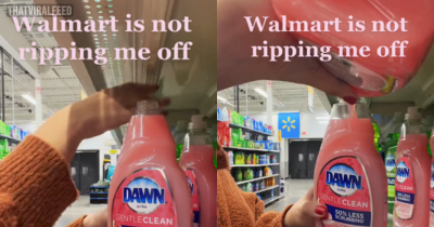 Woman Records Herself Filling Up Dish Soap to Avoid "Getting Ripped Off" By Walmart, Sparks Debate