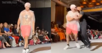 Imposter Does Catwalk In Trashbag At New York Fashion Week And No One Notices Until Security Intervenes