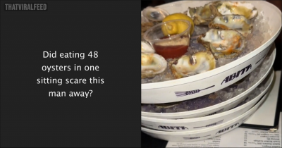 Internet Sides With A Man Who Sneaked Out On A Date Who Ate 48 Oysters As An Appetizer