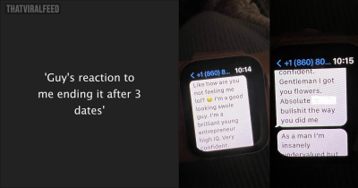 'Nice Guy' Loses His Mind When Rejected By Woman After Just 3 Dates