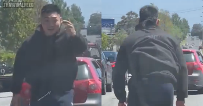 Road Rage Driver Cops Instant Karma After Yelling At Motorist