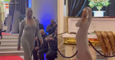 Model Leaves People Baffled After Walking Down Runway At Open-Casket Funeral