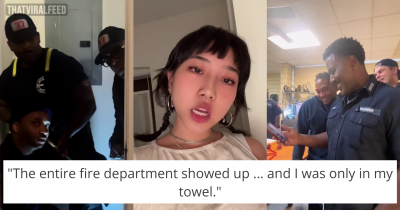 &ldquo;I Was Only In A Towel&rdquo;: Firemen Get Saucy Surprise As They Rescue Woman Locked In Bathroom