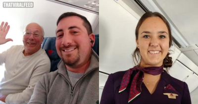 This Dad Booked Six Flights So He Could Spend the Holidays with His Flight Attendant Daughter