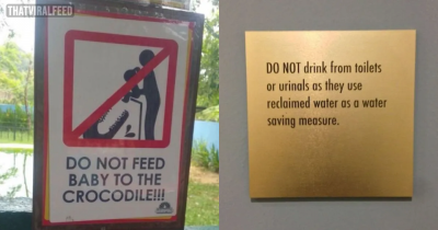Why Do We Get The Idea These Signs Are Trying To Threaten Us?
