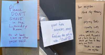 Not Passive, Fully Aggressive Notes Left By Neighbors