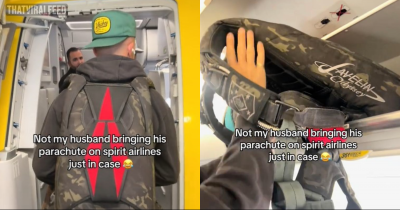 &lsquo;Smart&rsquo; Passenger Brings His Own Parachute On Every Flight &ldquo;Just In Case&rdquo;