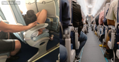 Man Sparks Debate After Cradling His Daughter's Head For 45 Minutes So She Could Sleep During A Flight