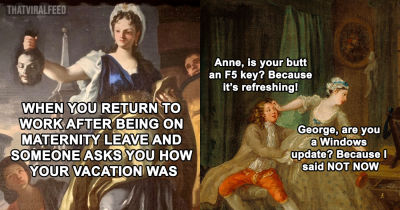 30 Classical Art Memes That Prove The Struggle Has Been Real All Along