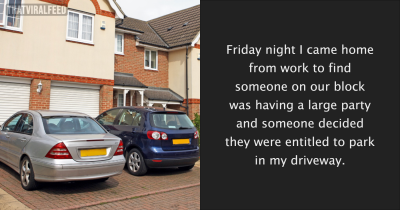 Man Gets Genius Revenge After 'Entitled' Stranger Parks On His Driveway For Neighbour's Party
