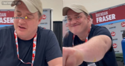 Fan Makes Brendan Fraser Emotional After Telling Him He Made Her Childhood Awesome