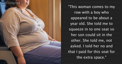 Plus-size Passenger Divides Social Media After Refusing To Give The Extra Seat She Paid For To A Toddler