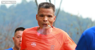 Marathon Runner 'Uncle Chen' Disqualified After He Chain-Smokes For Entire Race