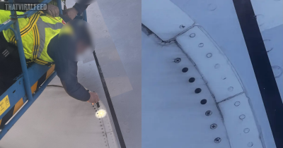 Virgin Atlantic Flight Canceled Moments Before Takeoff When Passenger Notices Missing Bolts On Plane Wing