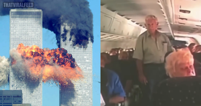 Video Taken From Plane On 9/11 Shows Shocked Reactions Of People Hearing About Attacks For The First Time