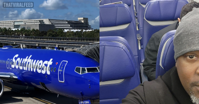 Passenger Fumes As Fellow Flyer Sits Directly Behind Him On Nearly Empty Flight